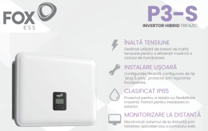 FoxESS Hybrid Inverter 3-Phase P3-12.0-SH , 12kW