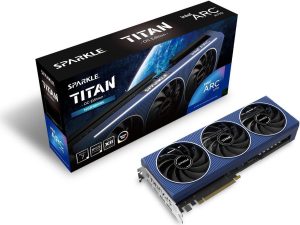 Placa video SPARKLE Intel Arc A770 TITAN OC, 16GB GDDR6,