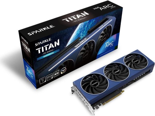 Placa video SPARKLE Intel Arc A770 TITAN OC, 16GB GDDR6,
