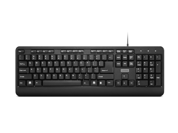Tastatura Lenovo 160, USB, Negru, EN US