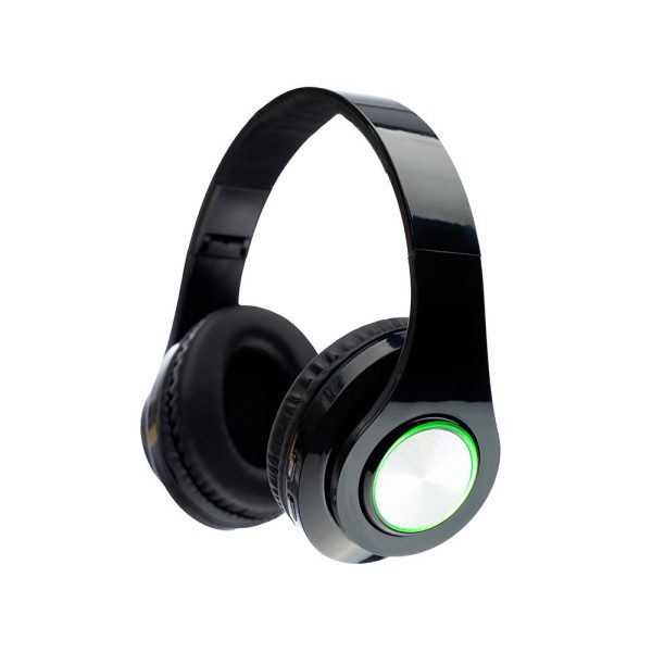Casti Over-ear Spacer Crystal, Wireless, Negru
