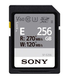 Card de memorie Sony SF-E Series SDXC, 256 GB, Clasa