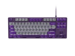 Tastatura Mecanica Gaming Fury Kanabo K2 TKL, USB, gri-violet, US