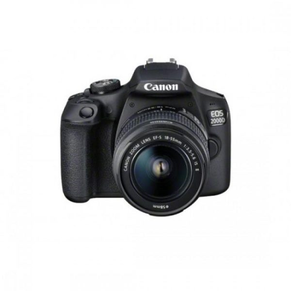 Camera foto Canon EOS-2000D kit, obiectiv EF-S 18-55mm f/3.5-5.6 IS