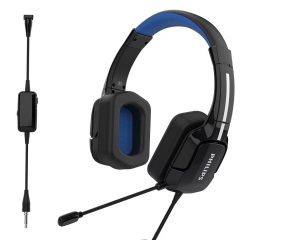 Casti Gaming Head-band Philips TAGH301BL, Wired, Negru