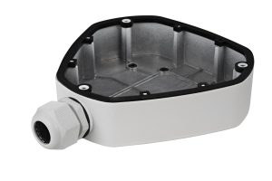 Hikvision Junction box DS-1280ZJ-DM25; compatibil cu DS-2CD6332FWD-XXX, DS-2CD6362F-XXX; aluminiu, alb.