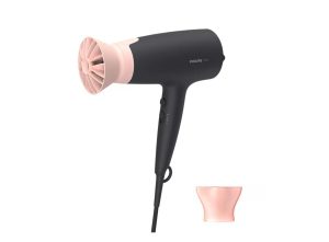 Uscator de par Philips 3000 Series BHD350/10, negru-roz