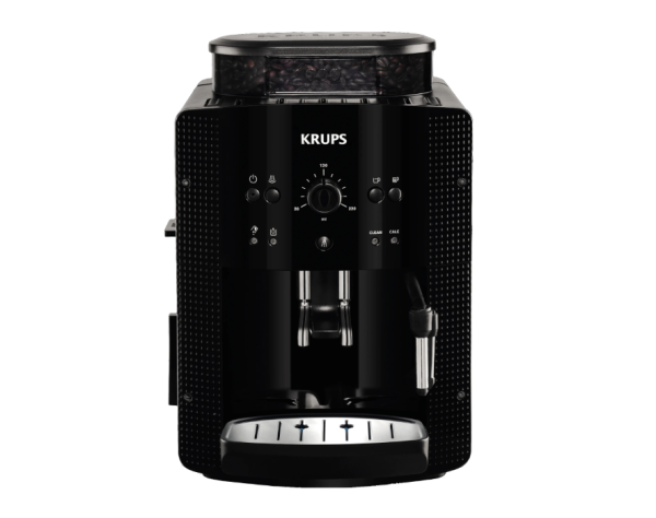 Espressor KRUPS Essential EA810870, automat, boabe, negru-argintiu