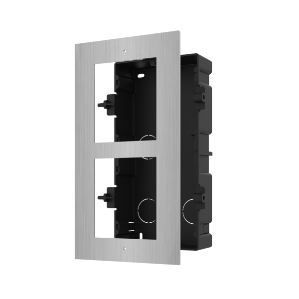 Panou frontal pentru 2 module de videointerfon modular Hikvision DS-KD-