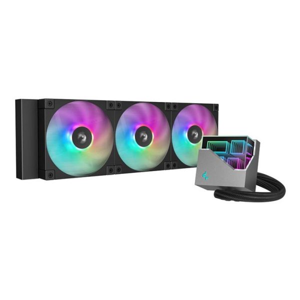 Cooler Procesor DEEPCOOL LT360 ARGB, Lichid, 12 cm, 3 ventilatoare,