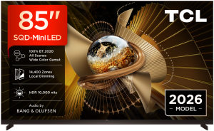 Televizor TCL SQD-MiniLed 85X11L, 214 cm, Smart Google TV, 4K