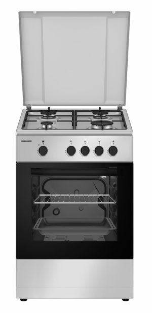 Aragaz gaz Heinner HFSC-SME50SL, 4 arzatoare, dispozitiv de siguranta, 50x55