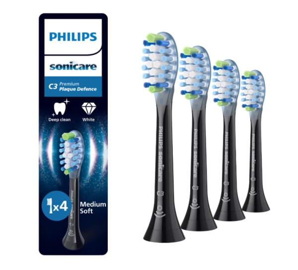 Rezerve PHILIPS Sonicare Plaque Defence HX9044/88, Pachet de 4 capete