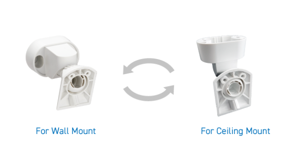 Suport detector OPTEX CW-G2 - compatibil serie FlipX; CW-G2; Instalare