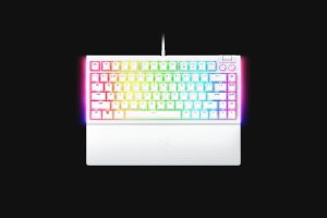 Tastatura Mecanica Gaming Razer BlackWidow V4 75%, RGB, USB, Alb,