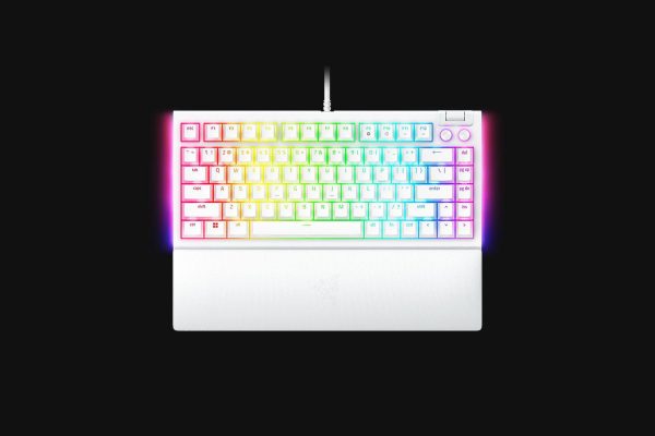 Tastatura Mecanica Gaming Razer BlackWidow V4 75%, RGB, USB, Alb,