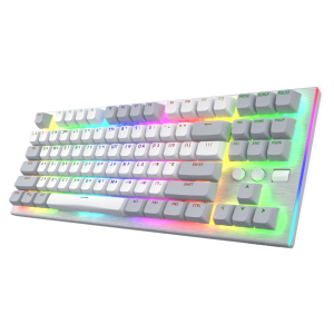 Tastatura Mecanica Gaming HATOR Gravity TKL, RGB, USB, Alb, EN