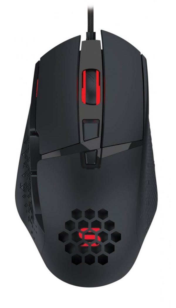 Mouse gaming Serioux Tobis, Senzor Sunplus 192, 1000-6400 DPI, switch