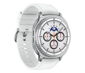 SG Watch8 Classic 46mm 1.34" L500 Silver / White strap