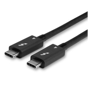Cablu Lindy Thunderbolt 4, Thunderbolt/ USB Type C, 1m, Negru