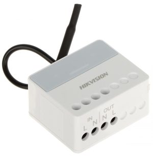 Modul releu AX PRO Hikvision DS-PM1-O1H-WE, 1 x output NO/NC