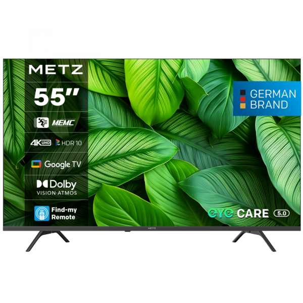 Televizor METZ LED 55MUF7000Z, 139 cm, Smart Google TV, 4K,