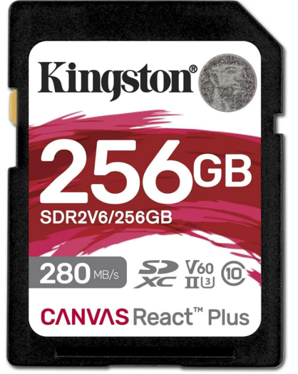 Card de Memorie SDXC Kingston Canvas React Plus Class 10