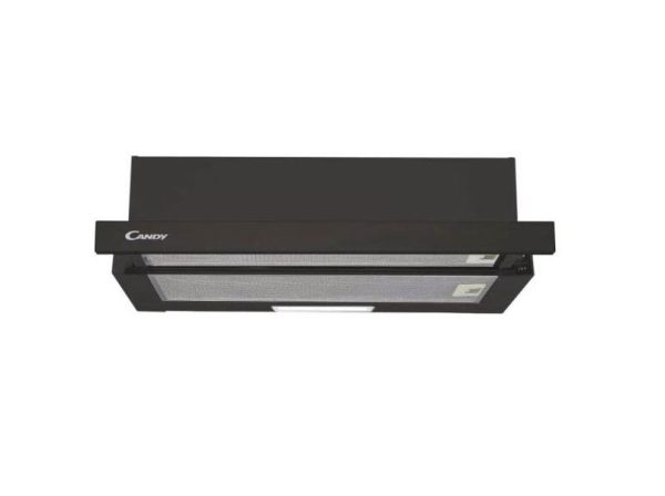 Hota telescopica incorporabila Candy CBT625/2B/1, motor cu 3 viteze Negru