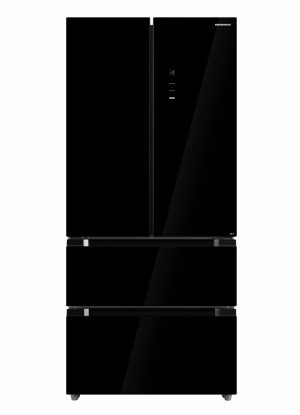 Combina frigorifica HEINNER HCFD-M516INVHGBKE++, No Frost, 516 l, Clasa E,