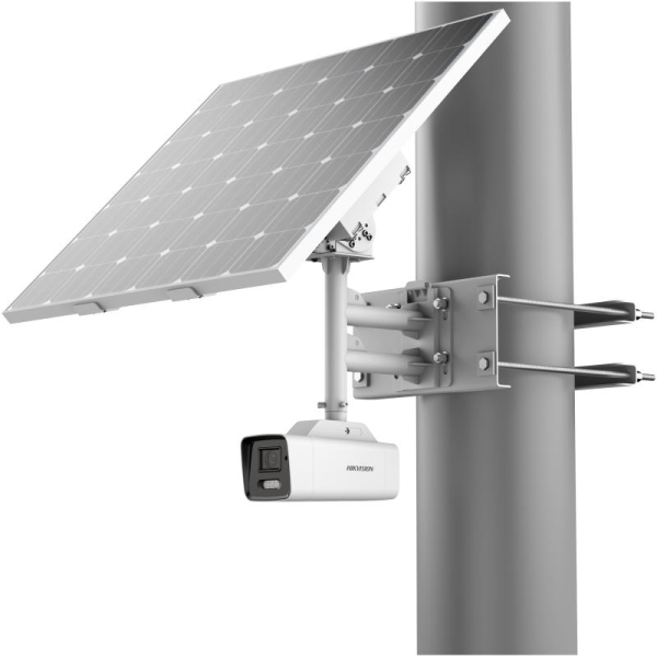 Kit camera de supraveghere IP Bullet 4MP Hikvision cu panou