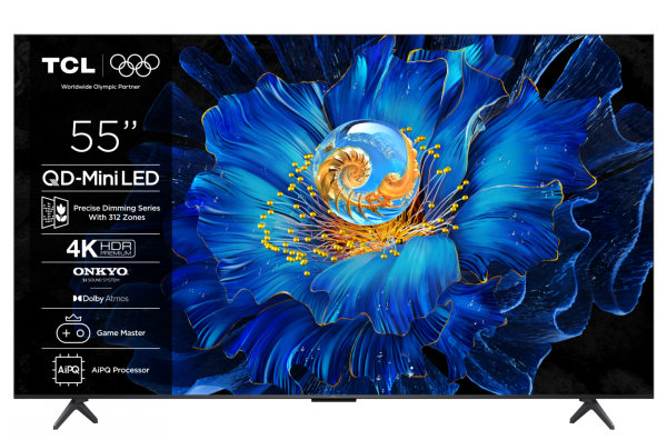 Televizor TCL Mini LED 55C6KS, 139 cm, Smart Google TV,