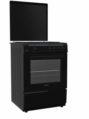 Aragaz gaz Heinner HFSC-V60BK, 4 arzatoare, aprindere electrica plita, dispozitiv