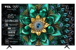 Televizor TCL QD-MiniLED 85Q6C, 215 cm, Smart Google TV, 4K