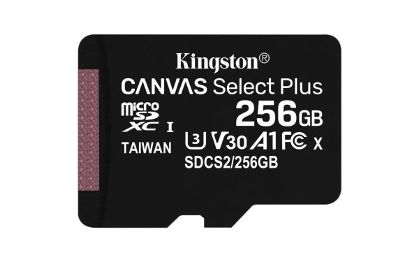 Card de Memorie MicroSDXC Kingston 250GB Canvas Select Plus Fara