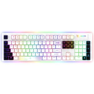 Tastatura Mecanica Gaming AQIRYS Aludra, RGB, USB, Alb