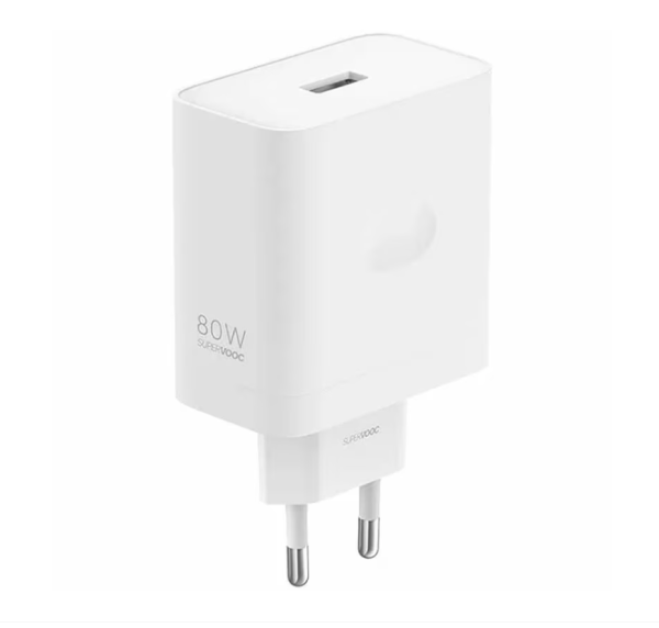 Incarcator Retea REALME SuperVooc 80W, 80W, 1 port, Alb