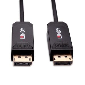 Cablu Lindy Hybrid DisplayPort, DisplayPort, 50m, Negru