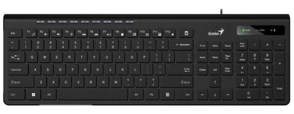 Tastatura Genius SlimStar 230 II, USB, Negru