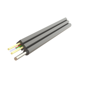 Cablu fibra optica 2 fibre flat drop SM, 600N, cu