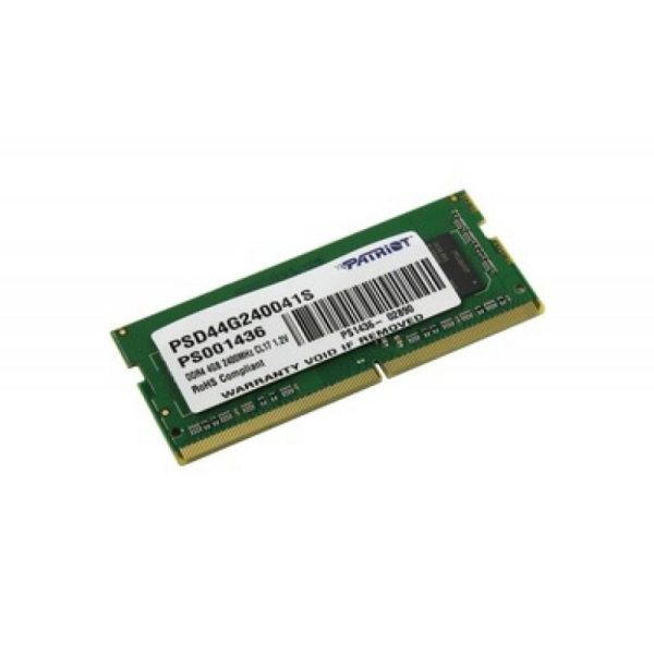 Memorie RAM Notebook Patriot PSD44G240081S, 4GB, DDR4, 2400MHz, CL16