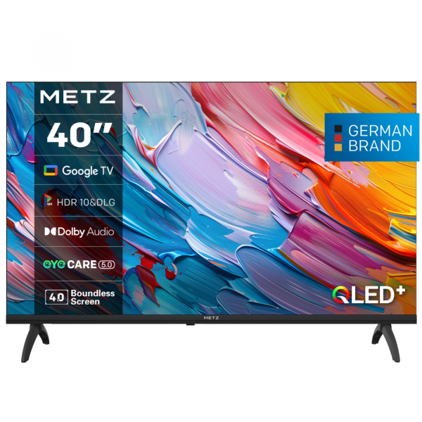 Televizor METZ QLED 40MQF7000Z, 101 cm, Smart Google TV, FHD,