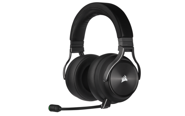 Casti Gaming Head-band Corsair VIRTUOSO RGB Wireless XT, Wireless/Wired, Negru