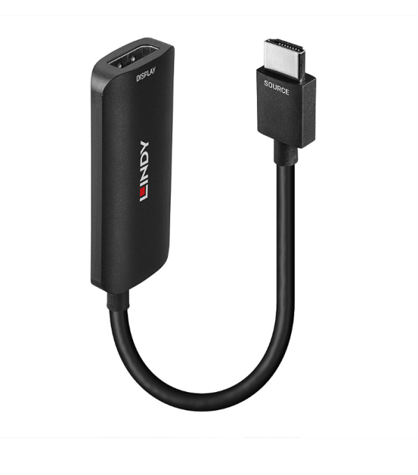 Convertor Lindy HDMI 4K60 la DisplayPort 1.2, HDMI/ DisplayPort