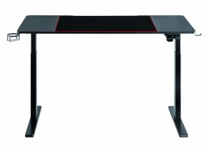 Birou gaming electric Serioux Elysium LED RGB 1400x600x730mm, reglare electrica
