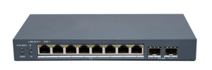 Switch PoE Hikvision DS-3E1510P-EI/M-8P2F: 8 × Gigabit PoE port,2 ×
