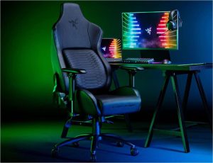 Scaun Gaming Razer Iskur Black Edition, 130kg, Negru