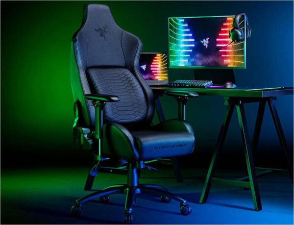 Scaun Gaming Razer Iskur Black Edition, 130kg, Negru