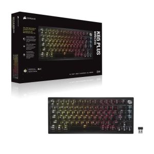 Tastatura Mecanica Gaming CORSAIR K65 PLUS, USB, negru