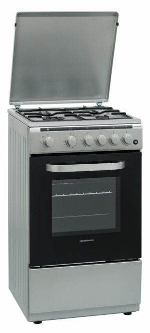 Aragaz gaz Heinner HFSC-V60LITSL, 4 arzatoare, aprindere electrica plita/cuptor, dispozitiv