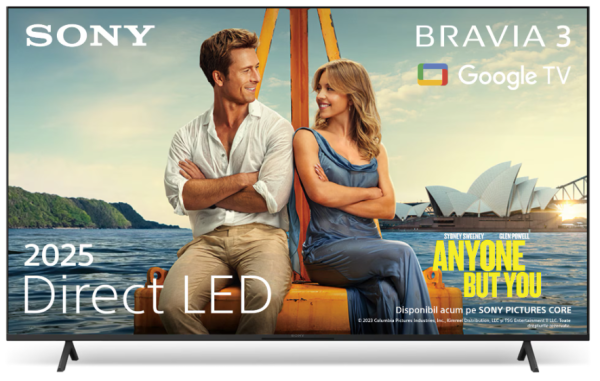 Televizor Sony BRAVIA 3 LED 65S35, 164 cm, Smart Google